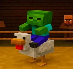 Chicken Jockey: Hidden Lava Chicken