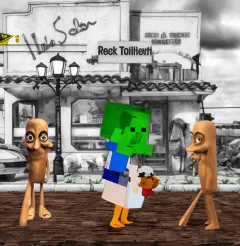 Chicken Jockey Tung Tung Sahur Fight