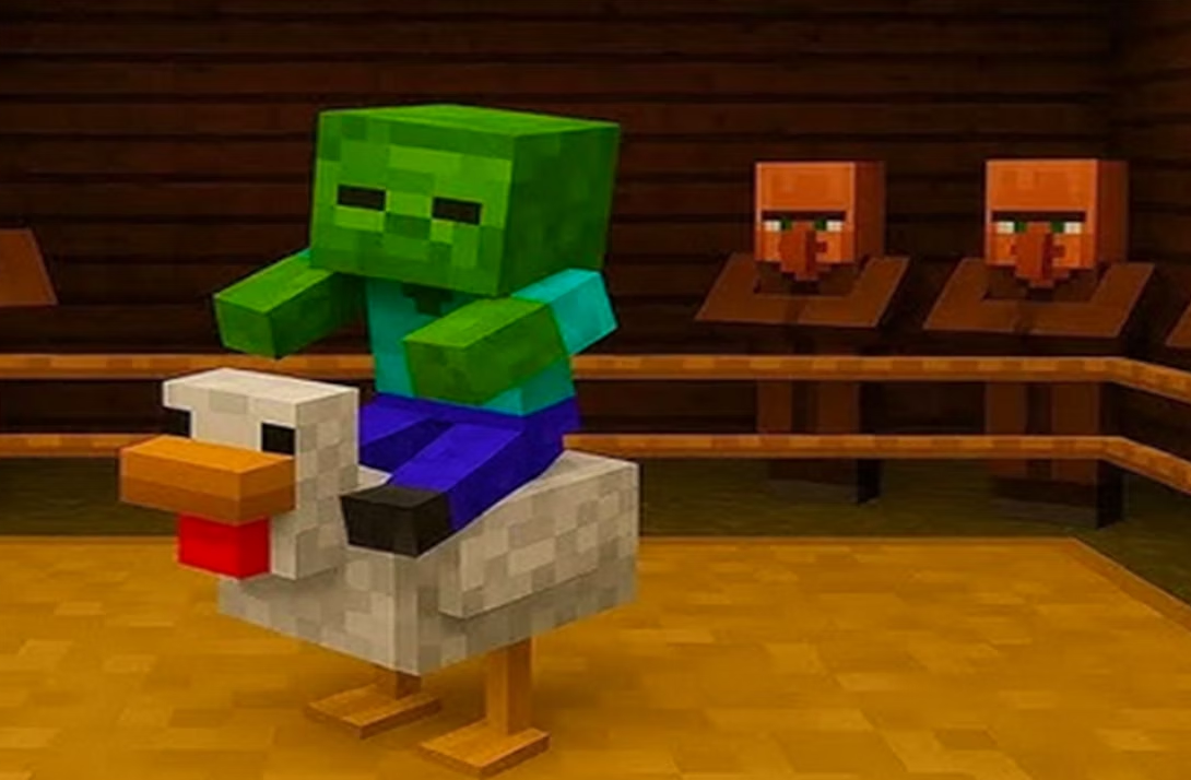 How to play Chicken Jockey Hidden Lava Chicken