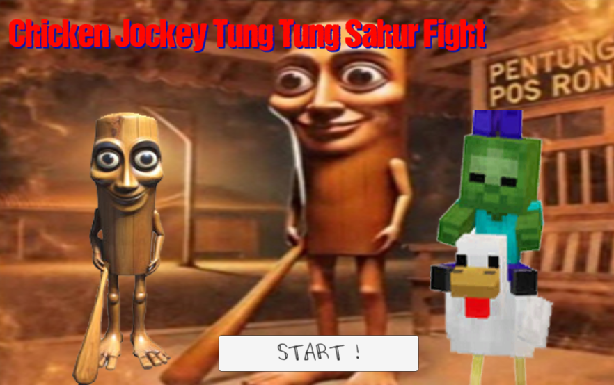 How to play Chicken Jockey Tung Tung Sahur Fight