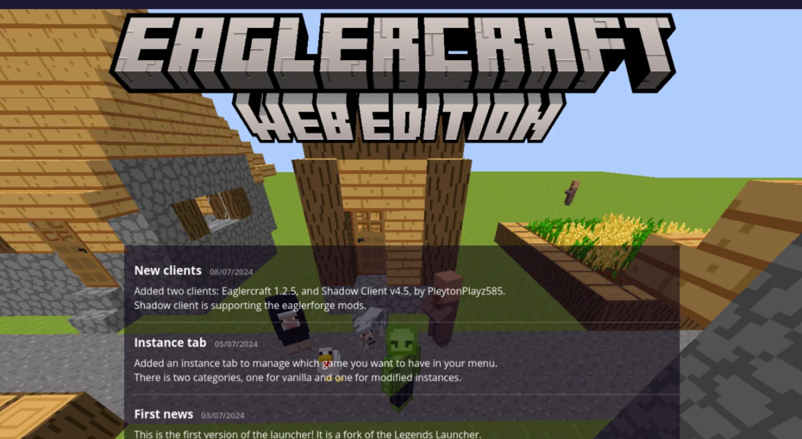 How to play Eaglercraft