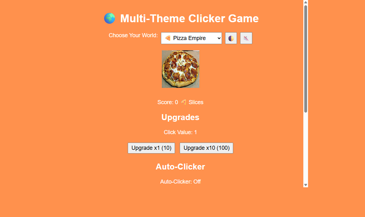 How to play Multi Theme Clicker